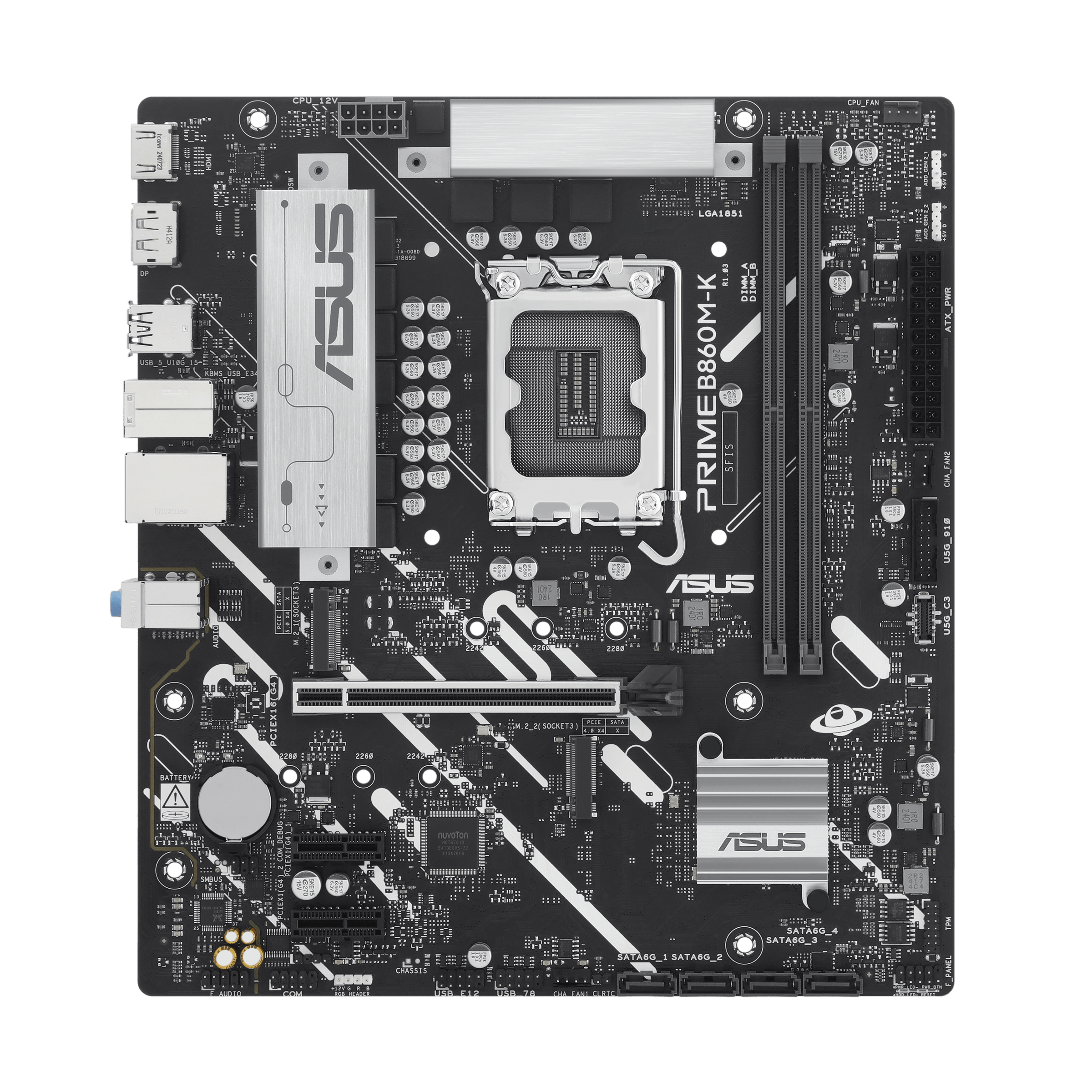 ASUS Prime B860M-K DDR5 Micro-ATX Motherboard ASUS Prime B860M-K DDR5 Micro-ATX Motherboard